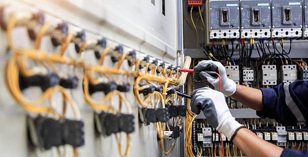 Professional Electrician technician working in Paoli, IN